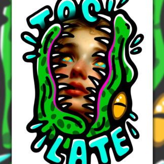 CINK x Hans Deslauriers | Too Late Print