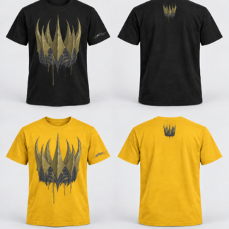 Sork Crown T-shirts — front and back mockups