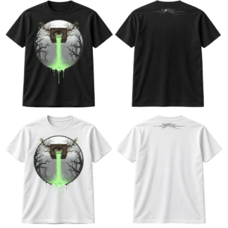 Sork Kaos T-shirts — front and back mockups