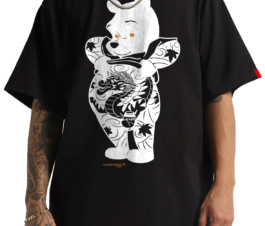 CINK x Hundred Demons | Reverse Pooh Black 'Tee'