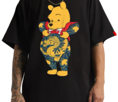 CINK x JeeSaya Tattpooh Canada blck 'Tee'