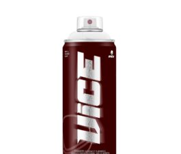 MTN VICE spray paint can with burgundy packaging, silver lettering and a clear cap